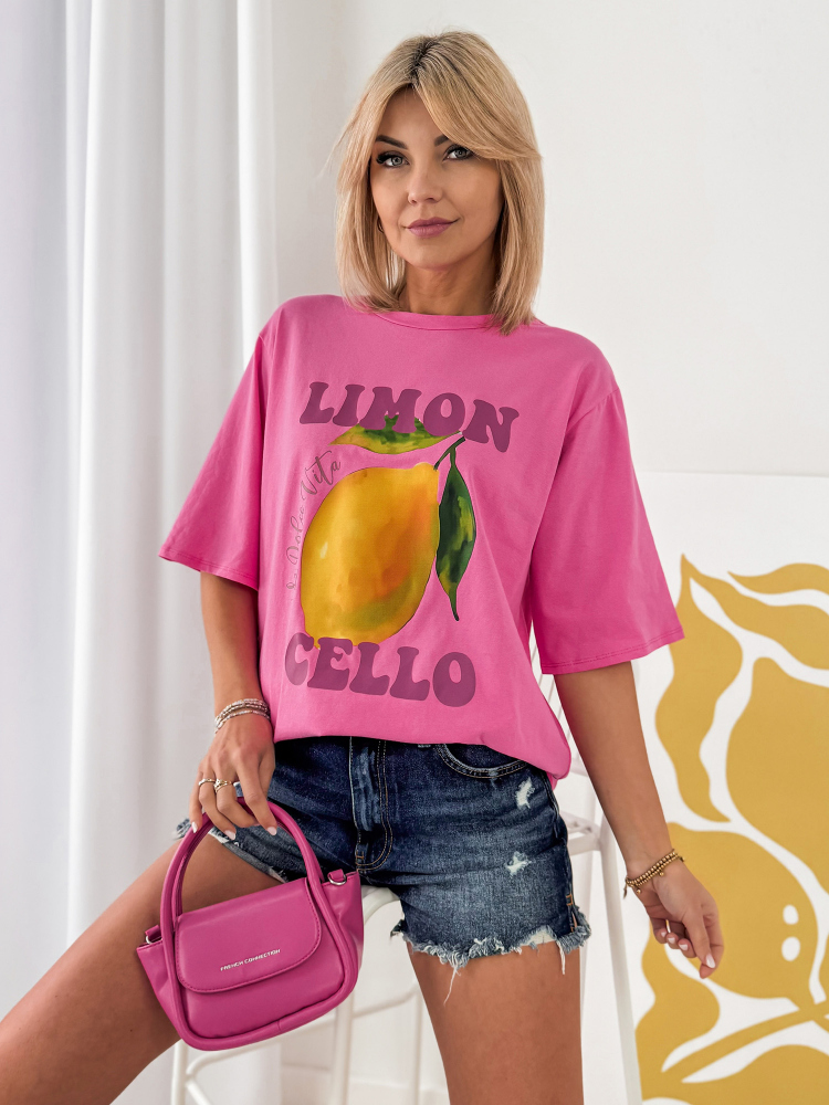 BLUZKA LIMONES RÓŻOWA