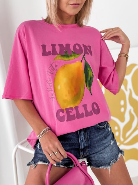 BLUZKA LIMONES RÓŻOWA