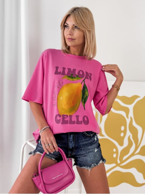 BLUZKA LIMONES RÓŻOWA