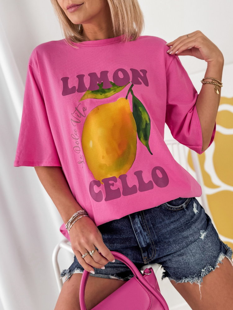 BLUZKA LIMONES RÓŻOWA