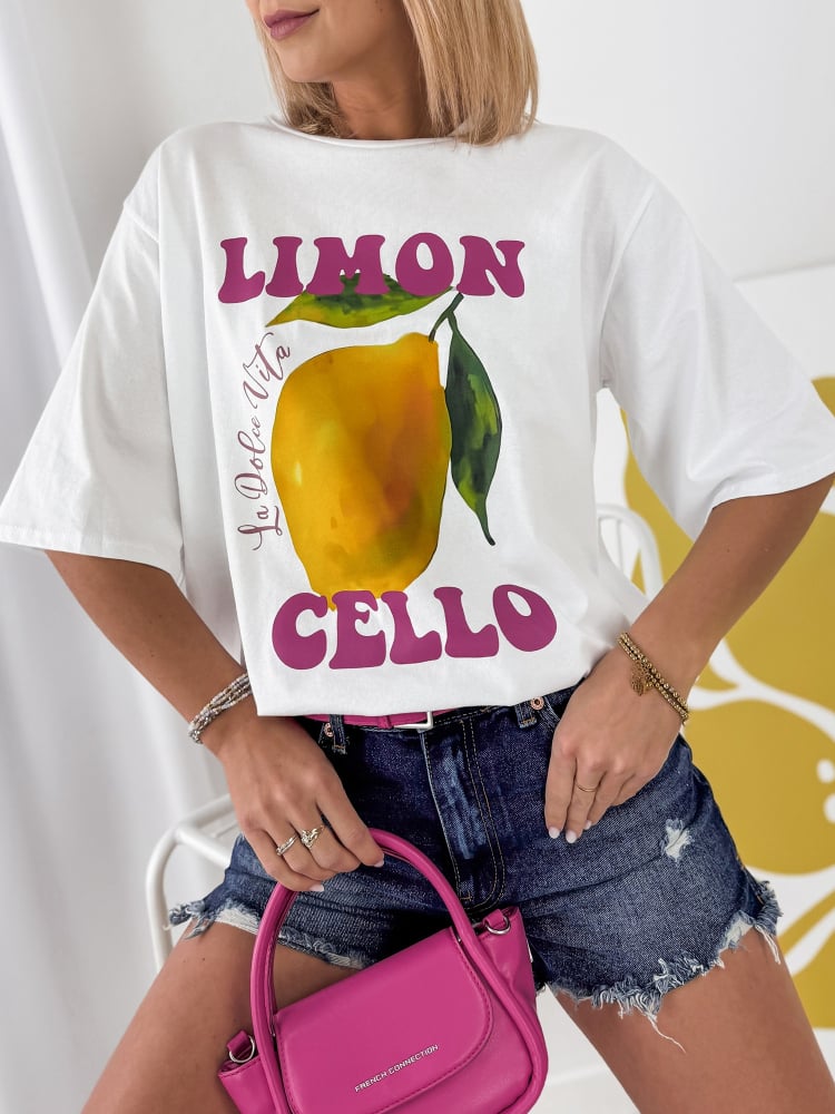 BLUZKA LIMONES BIAŁA