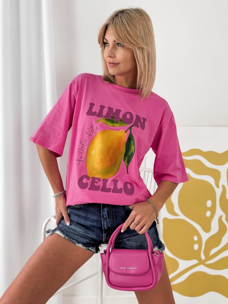 BLUZKA LIMONES RÓŻOWA