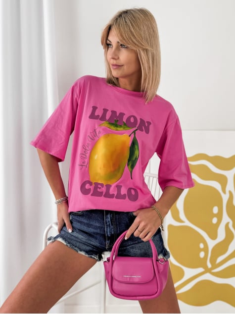 BLUZKA LIMONES RÓŻOWA