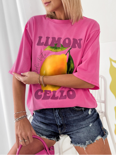 BLUZKA LIMONES RÓŻOWA