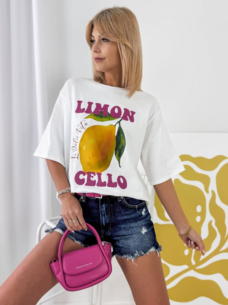 BLUZKA LIMONES BIAŁA