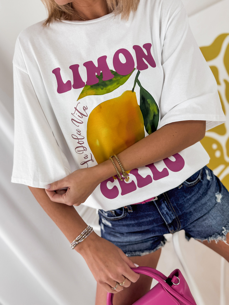 BLUZKA LIMONES BIAŁA