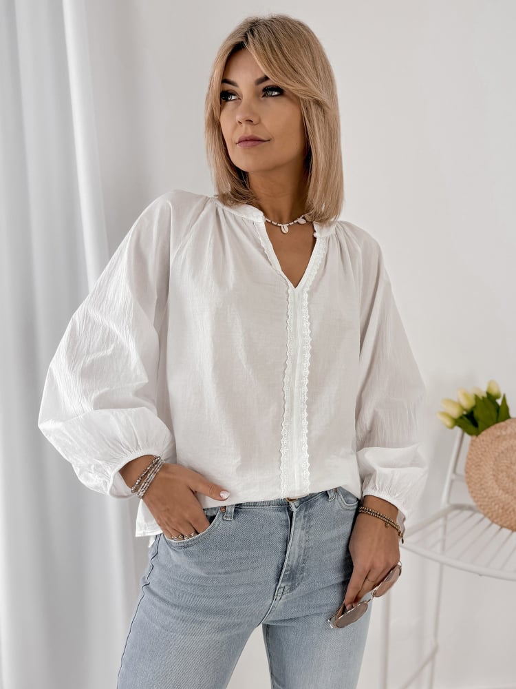 BLUZKA ELYRA BIAŁA