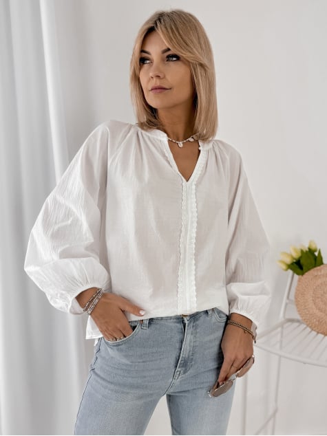 BLUZKA ELYRA BIAŁA