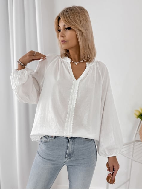 BLUZKA ELYRA BIAŁA