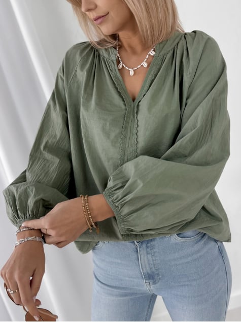 BLUZKA ELYRA KHAKI