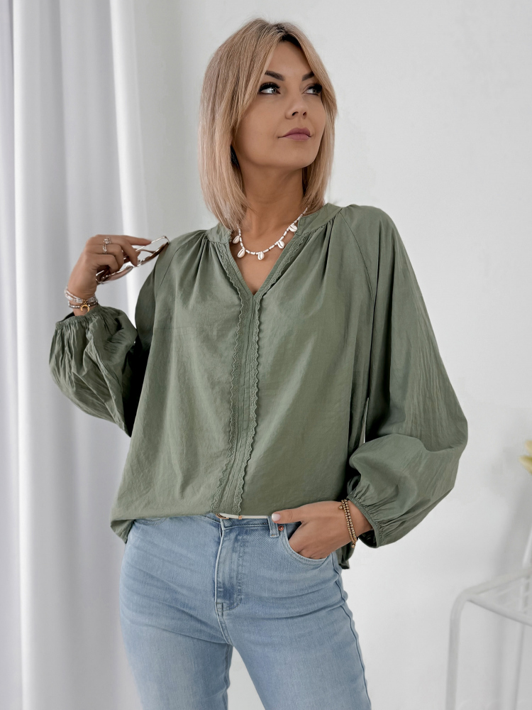 BLUZKA ELYRA KHAKI