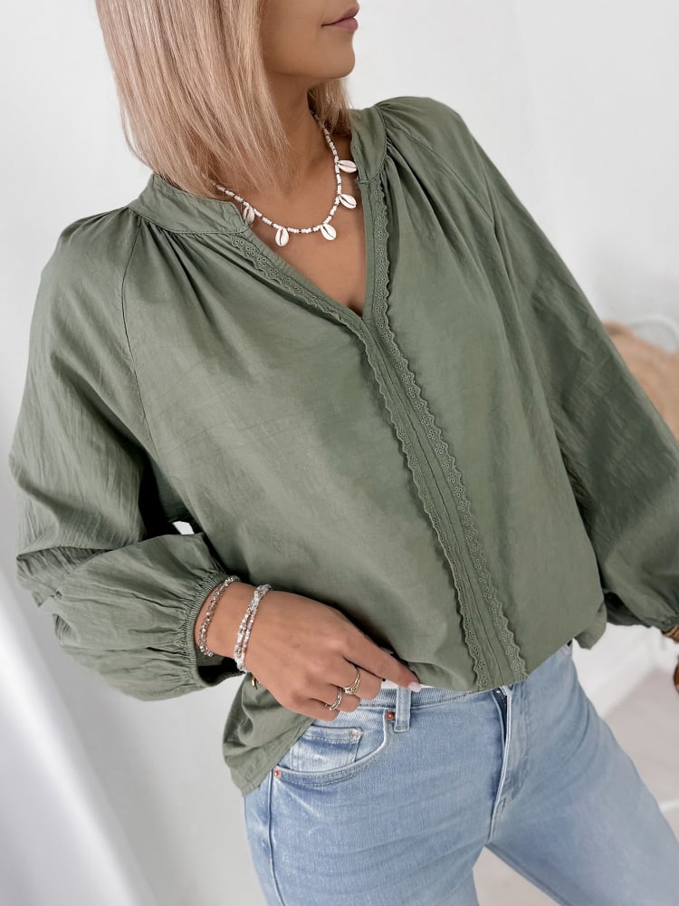 BLUZKA ELYRA KHAKI
