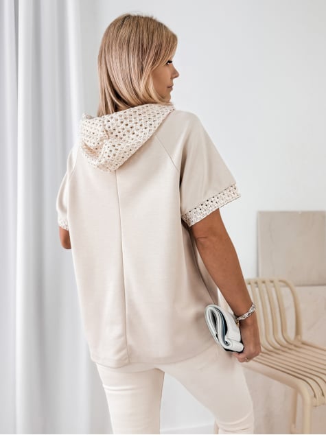 BLUZKA VELORA BEŻOWA