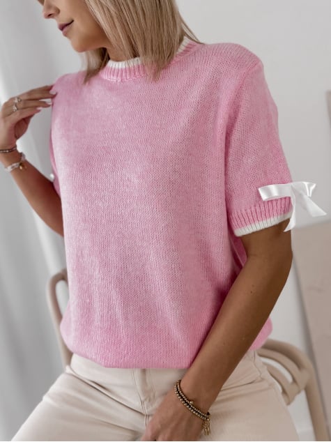 SWETER FAYRO RÓŻOWY