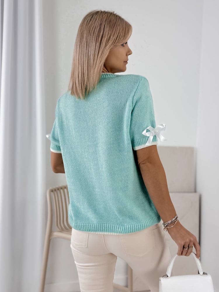 SWETER FAYRO MIĘTOWY