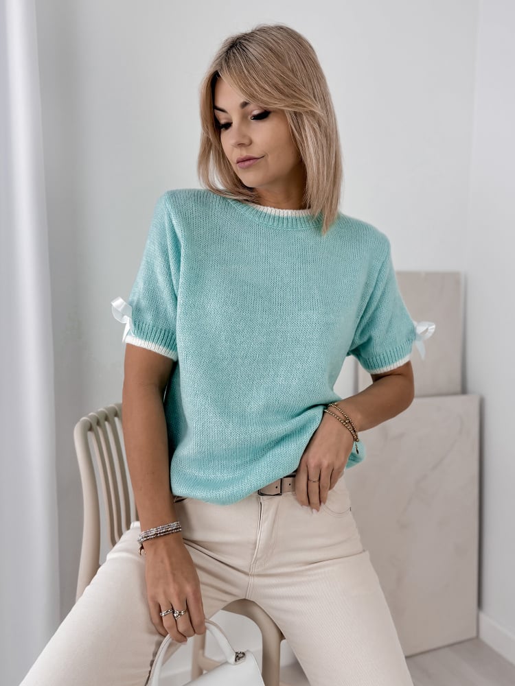 SWETER FAYRO MIĘTOWY