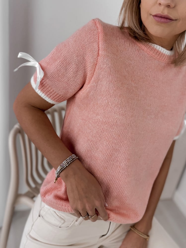 SWETER FAYRO BRZOSKWINIOWY