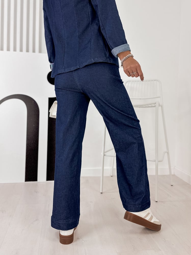 SPODNIE JAMINNA CIEMNONIEBIESKIE