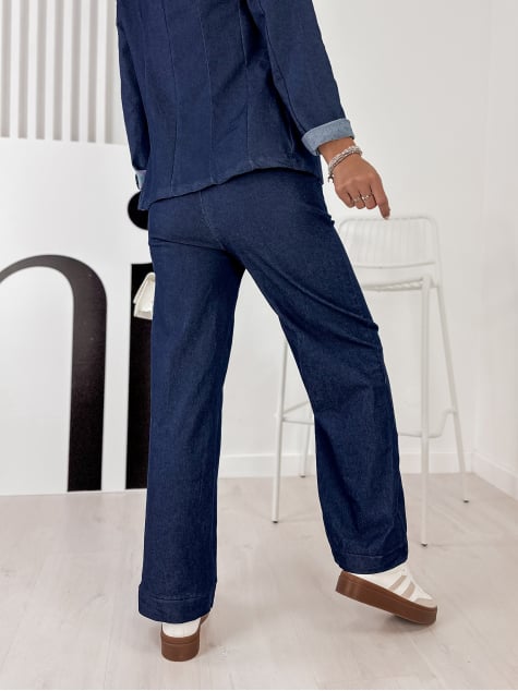 SPODNIE JAMINNA CIEMNONIEBIESKIE