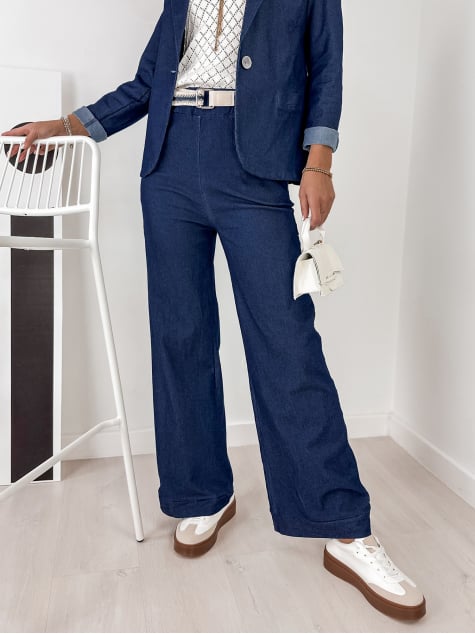 SPODNIE JAMINNA CIEMNONIEBIESKIE