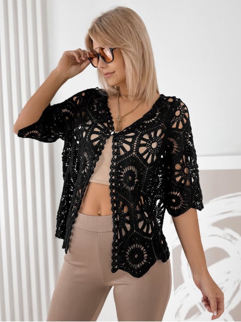 SWETER BRIELLE CZARNY