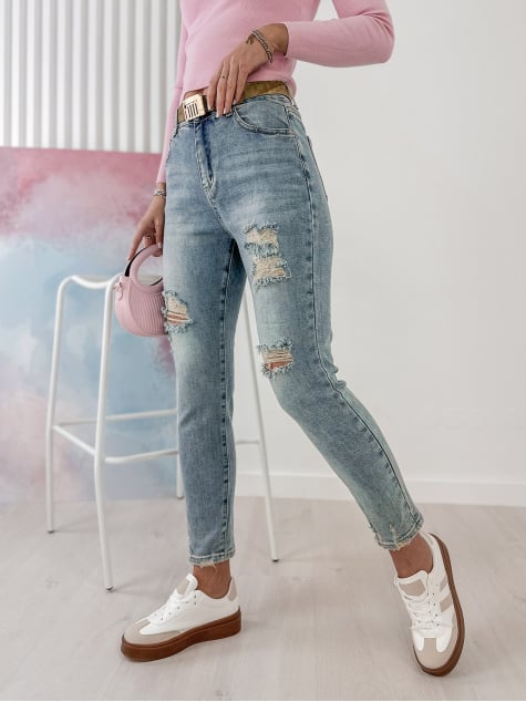 SPODNIE DELENA JEANSOWE