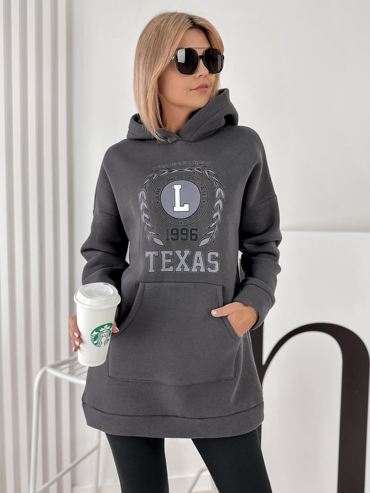 BLUZA TEXAS GRAFITOWA