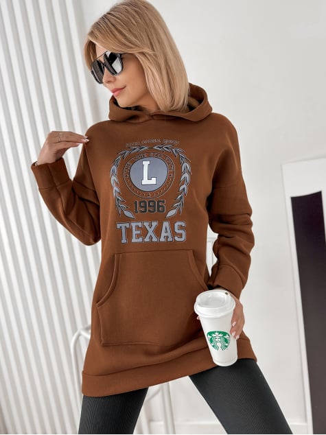 BLUZA TEXAS BRĄZOWA