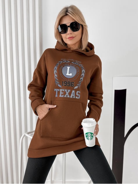BLUZA TEXAS BRĄZOWA