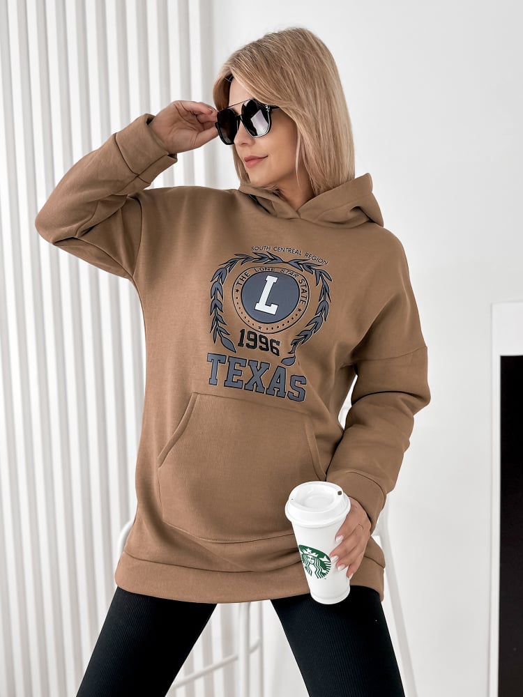 BLUZA TEXAS KARMELOWA