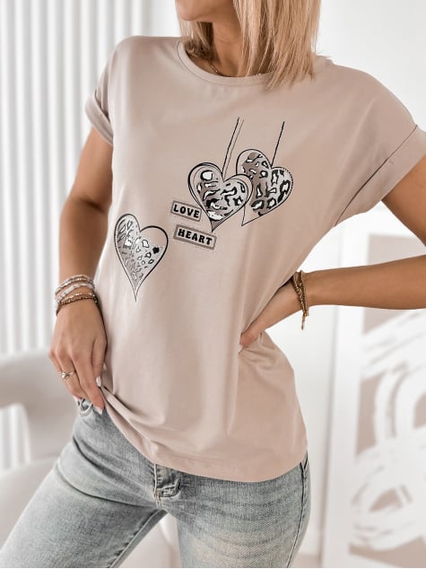 BLUZKA MINOVA BEŻOWA