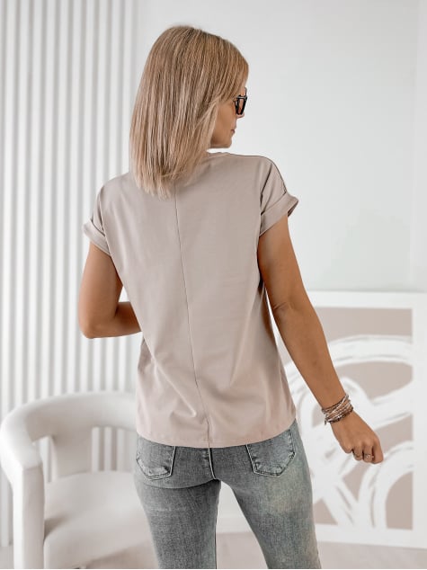 BLUZKA MINOVA BEŻOWA