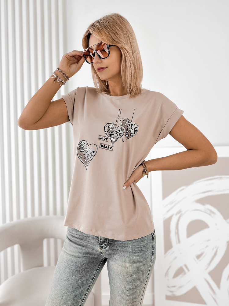 BLUZKA MINOVA BEŻOWA