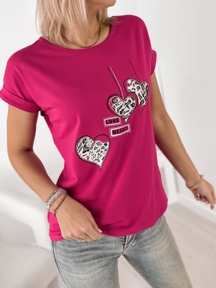 BLUZKA MINOVA MALINOWA