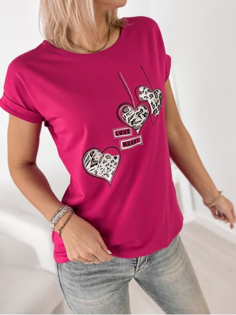 BLUZKA MINOVA MALINOWA