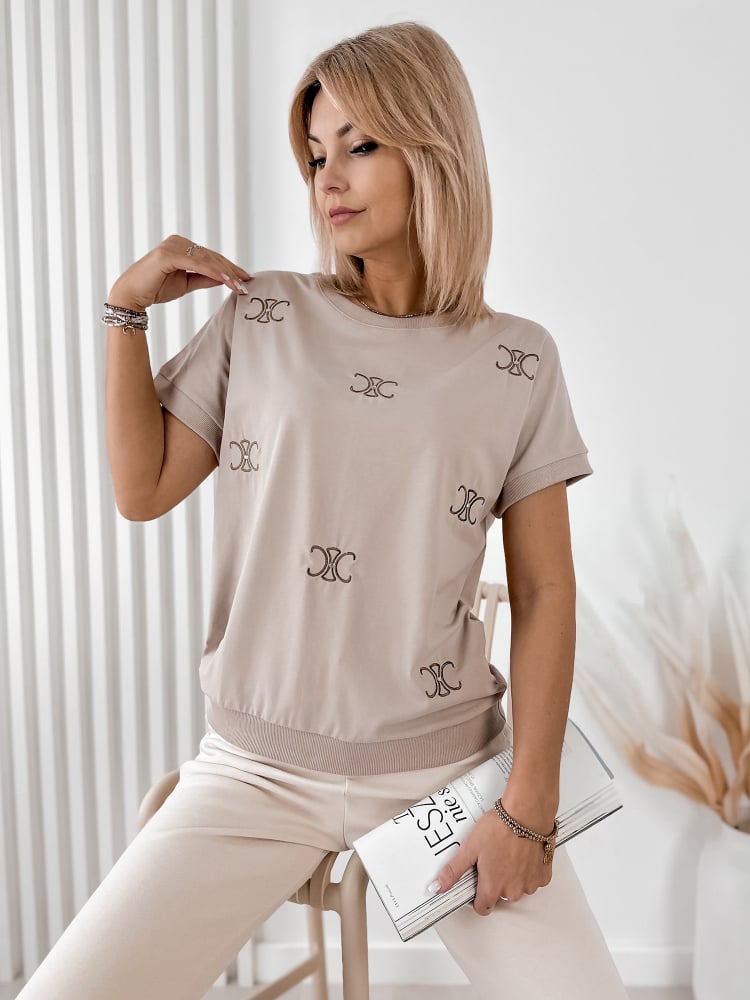 BLUZKA DIONNA BEŻOWA