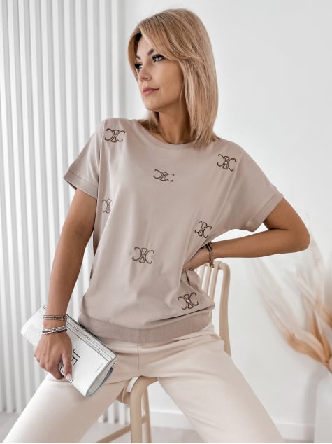 BLUZKA DIONNA BEŻOWA