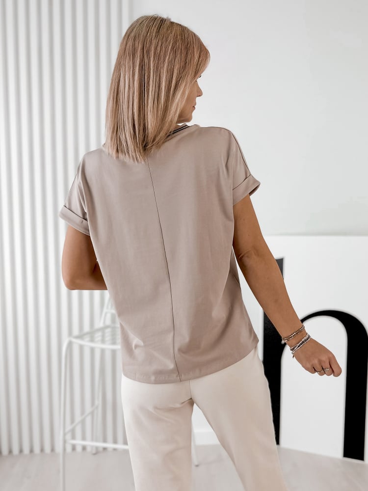 BLUZKA DIAMANTA BEŻOWA