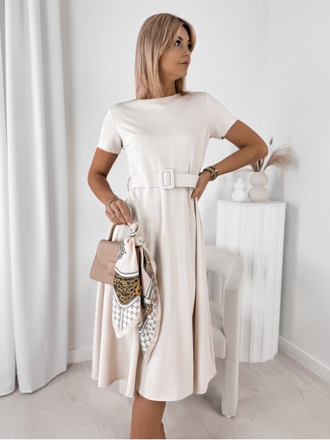 SUKIENKA DRASILLA BEŻOWA