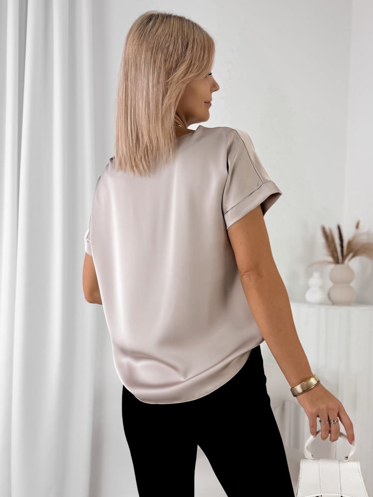 BLUZKA BINTHA BEŻOWA