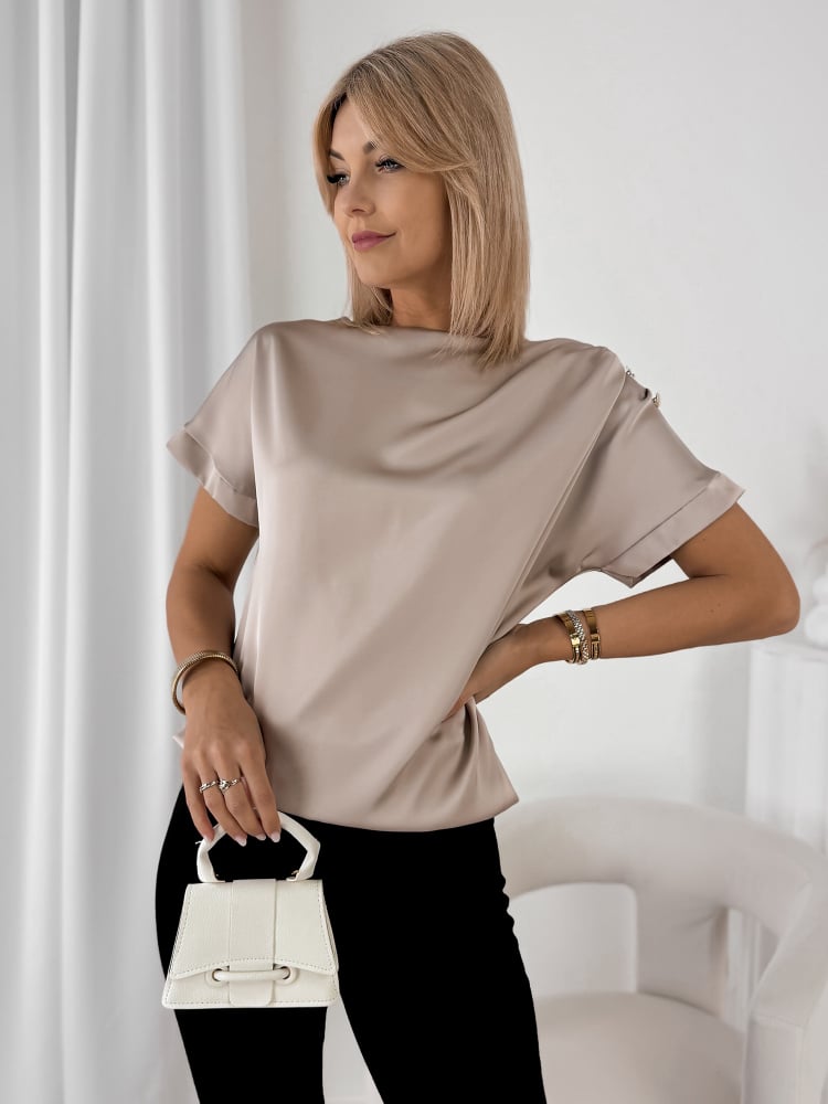 BLUZKA BINTHA BEŻOWA