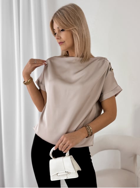 BLUZKA BINTHA BEŻOWA