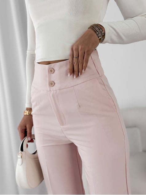 SPODNIE DESIO PUDROWY RÓŻ