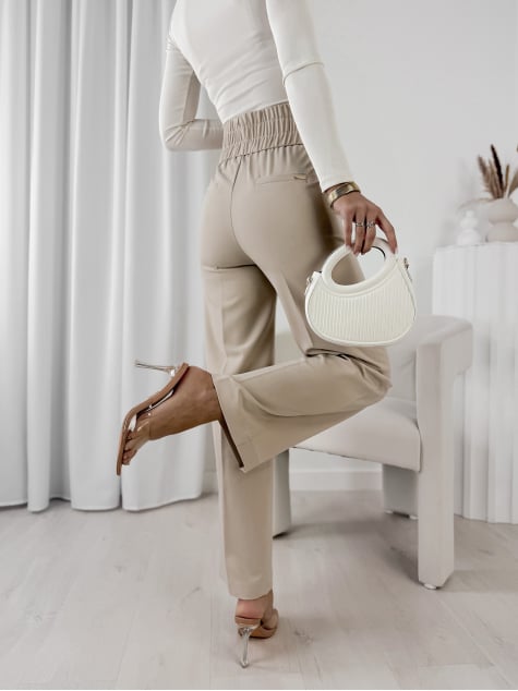 SPODNIE DESIO BEŻOWE