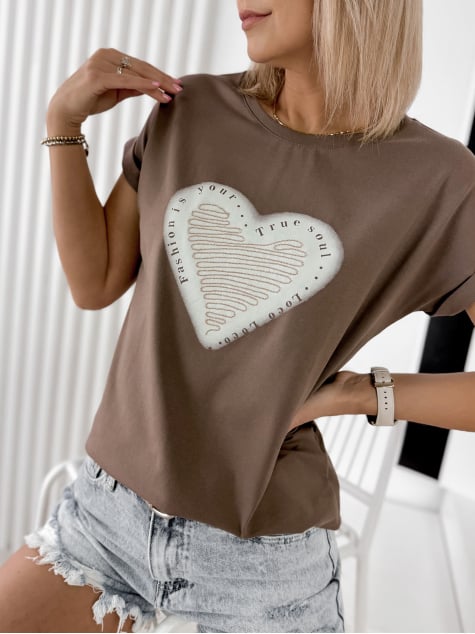 BLUZKA VENEKA BRĄZOWA