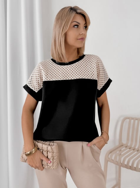 BLUZKA MILARA CZARNA