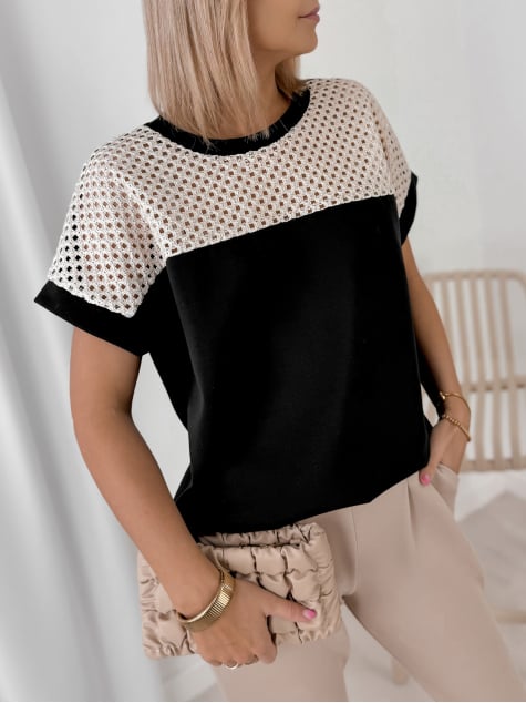 BLUZKA MILARA CZARNA