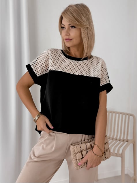 BLUZKA MILARA CZARNA