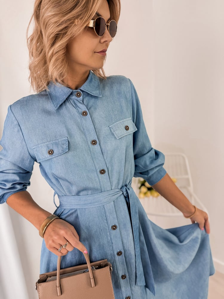 SUKIENKA ARRELA NIEBIESKA