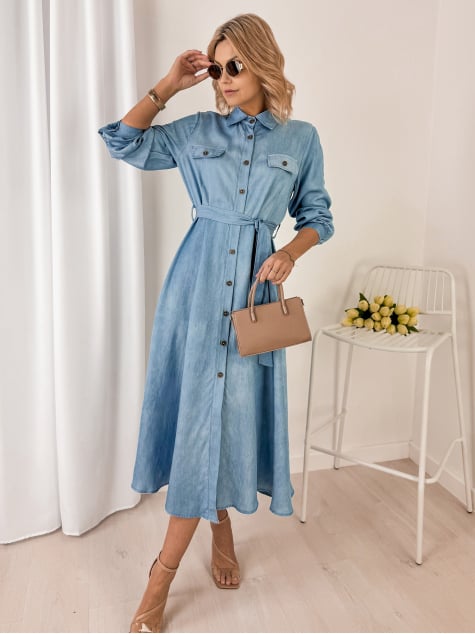 SUKIENKA ARRELA NIEBIESKA